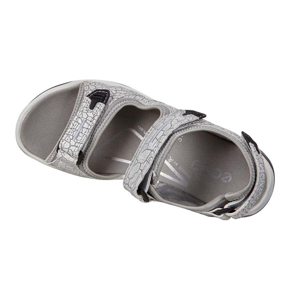 Women's Ecco Yucatan Sandals Silver | SG 198VRW